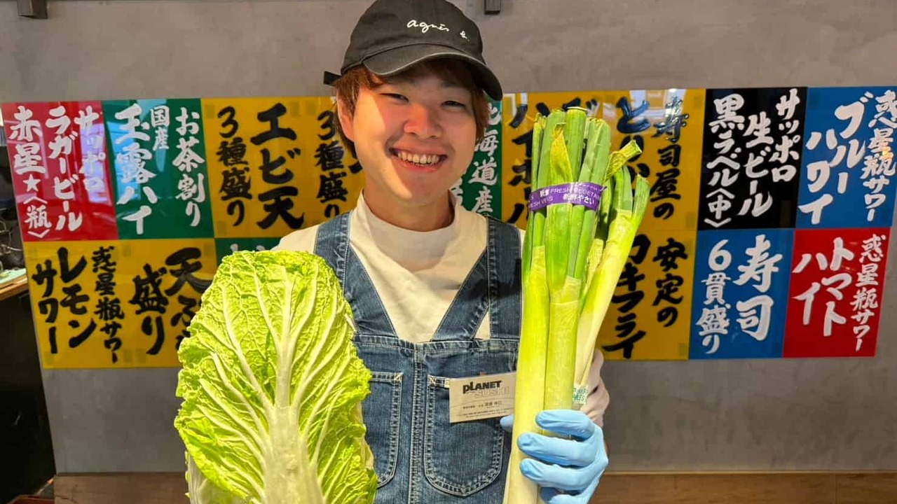 寿司の惑星で働く人の写真1枚目