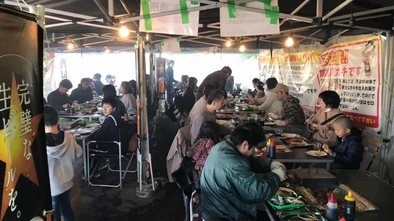 東北復興支援　出張牡蠣小屋　牡蠣奉行の事業内容の写真1枚目