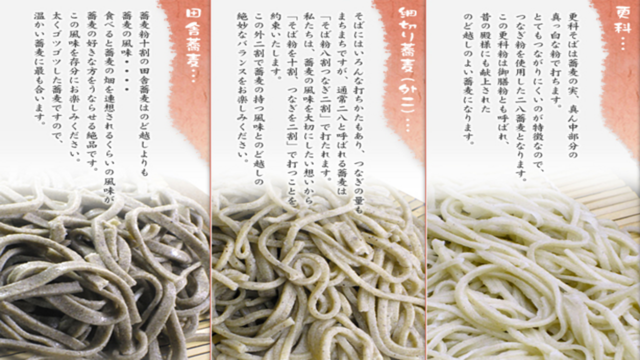 札幌蕎麦き凛のこだわりポイントの写真1枚目