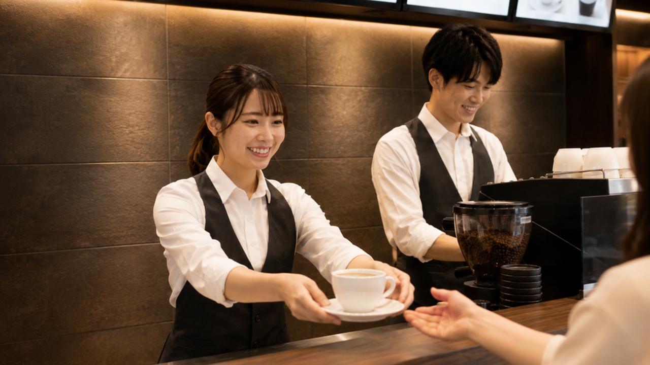 三本珈琲株式会社-三本珈琲店-バリスタ 1枚目