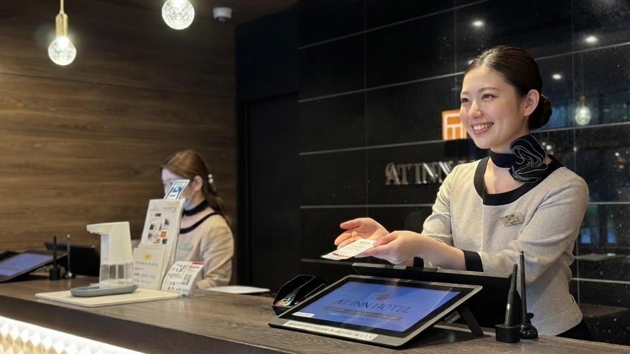 アットインホテル|フロントスタッフの求人画像1枚目