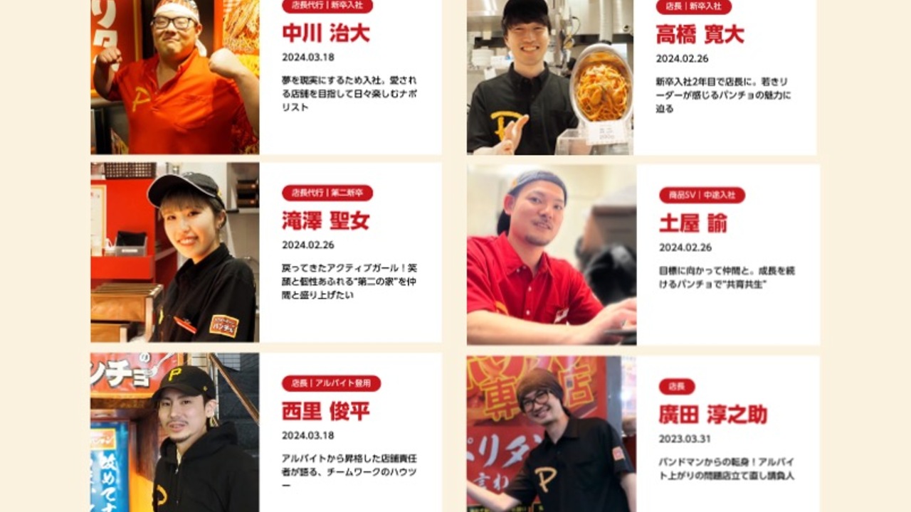 スパゲッティーのパンチョ|店長・店長候補の求人画像2枚目
