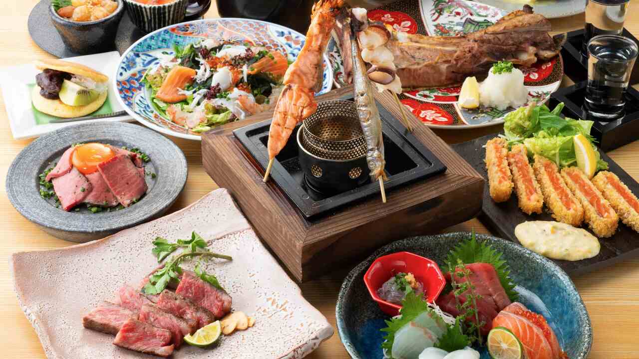 炭火炉端と肉　金しゃもじ|レストランサービス・ホールスタッフの求人画像1枚目
