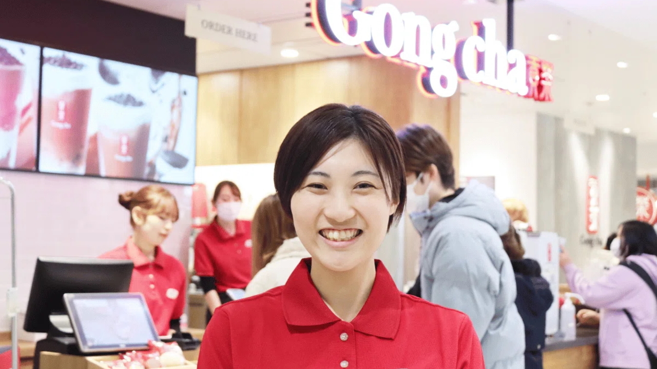 Gong cha|店長・店長候補の求人画像1枚目