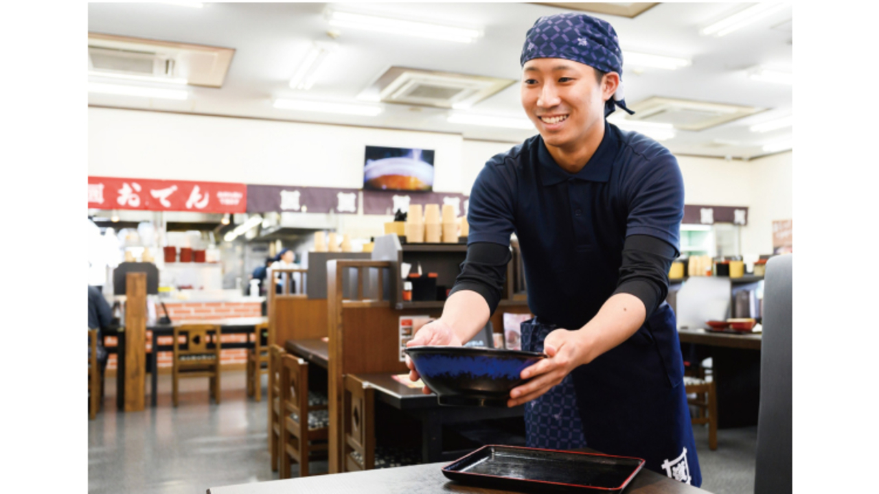 資さんうどん|レストランサービス・ホールスタッフの求人画像1枚目
