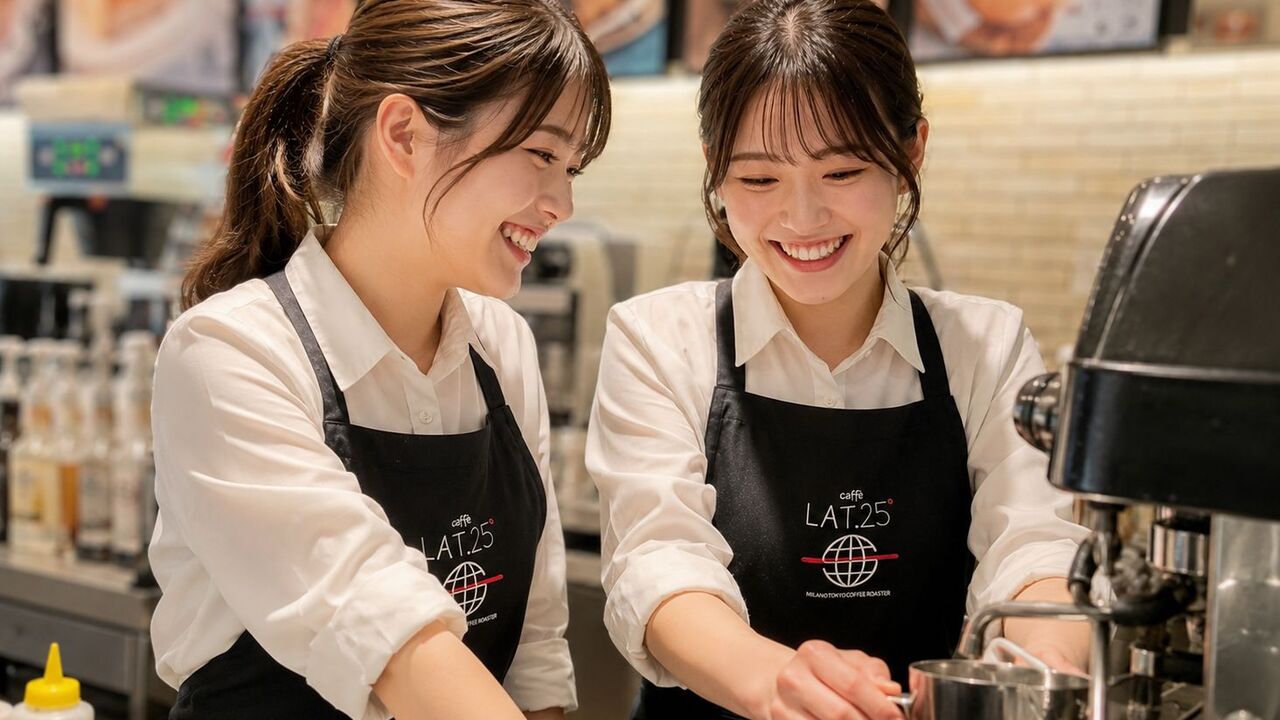 caffeLAT.25°|バリスタの求人画像1枚目